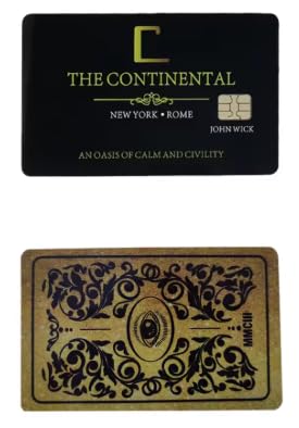 Big Size John Wick Coin Continental Hotel Token (Gold Color - 1 Pack)