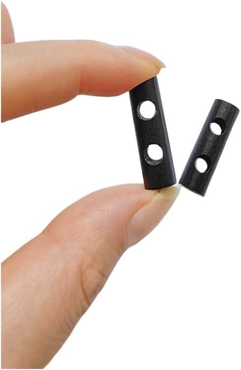 Ferrocerium Fire Starter Rod with 2 Holes, 8-Pack, 5500°F Sparks, 12000 Strikes, Black by PowKow