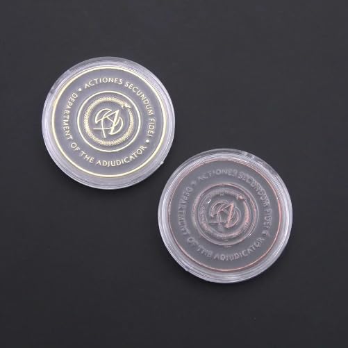 Big Size John Wick Coin Continental Hotel Token (Gold Color - 1 Pack)
