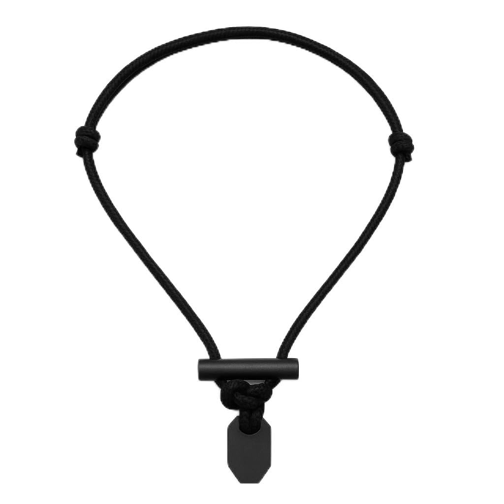 Outdoor Fire Starter Necklace – Emergency Survival Tool with Ferro Rod, Ceramic Striker & Paracord Lanyard