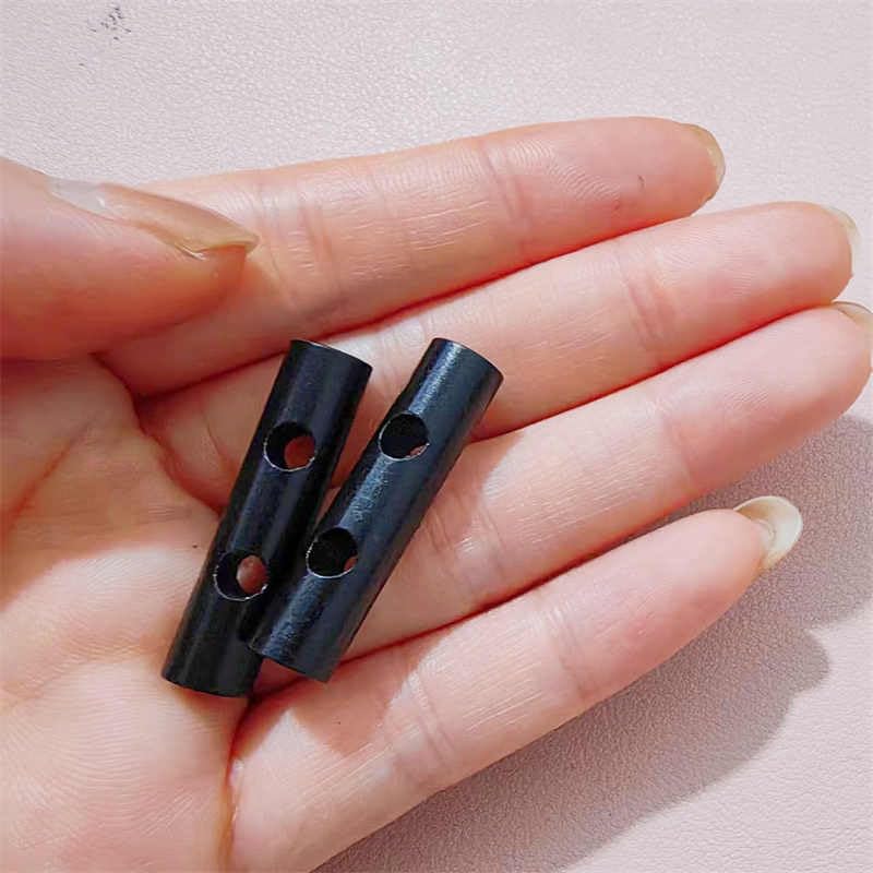 Ferrocerium Fire Starter Rod with 2 Holes, 8-Pack, 5500°F Sparks, 12000 Strikes, Black by PowKow